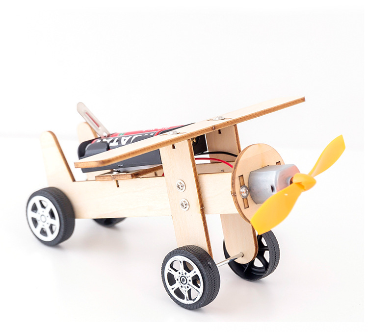 小学生科技手工制作电动滑行飞机 创意自制diy材料包科学实验作品