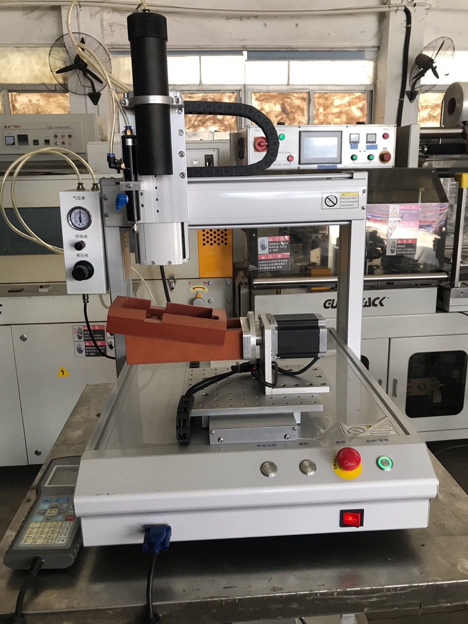 二手四轴点胶机全自动硅胶点胶机密封胶涂胶机导热凝胶滴胶机