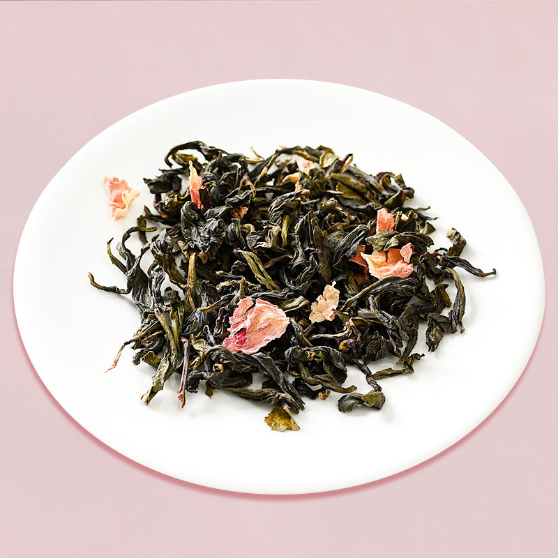 日式白桃乌龙花果茶台湾玫瑰乌龙茶水果茶组合花茶冷热泡茶叶批发