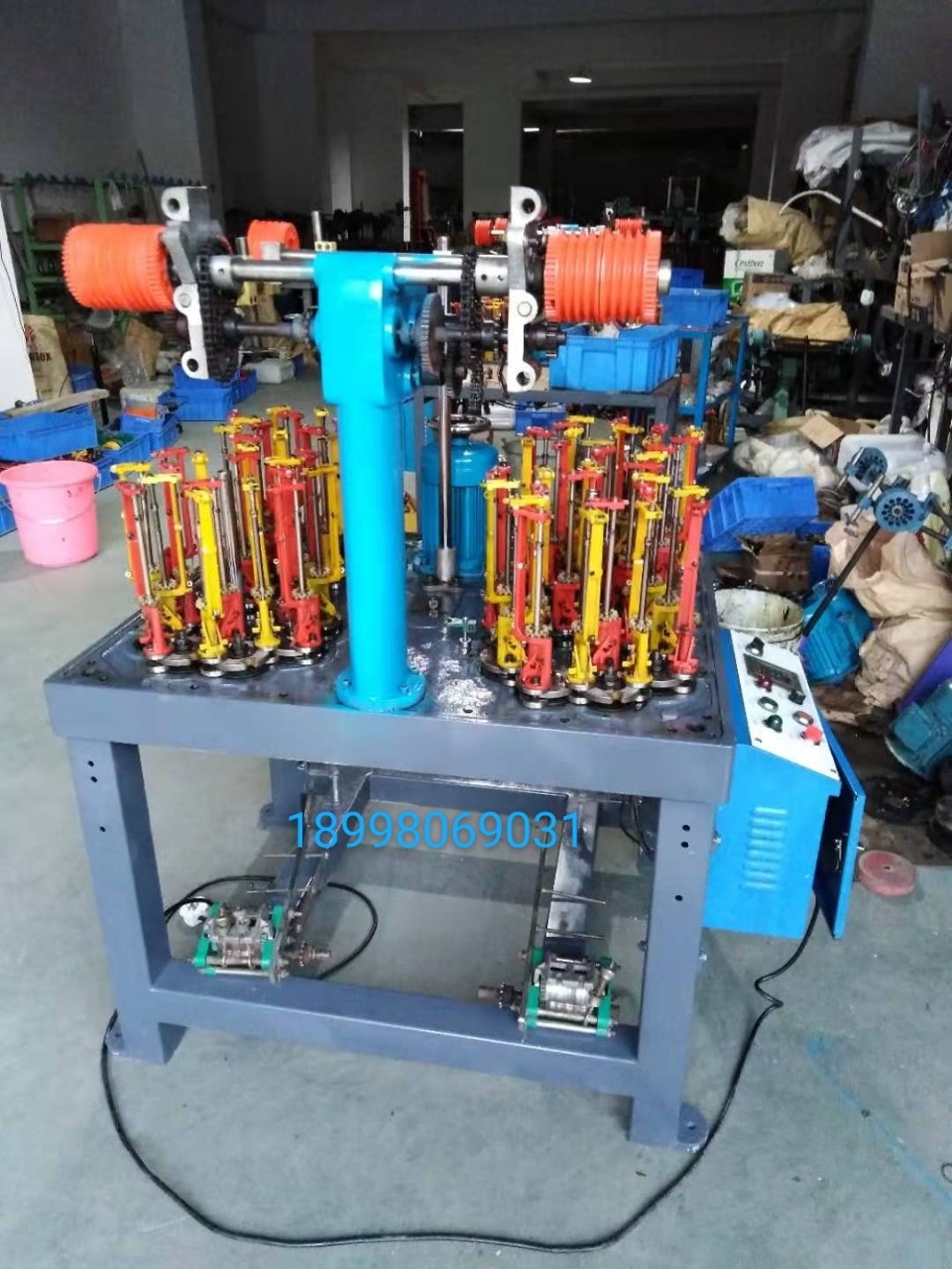 低价处理二手项全,恒辉绳带高速编织机300台