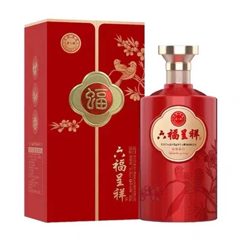 金六福六福呈祥福锐临门 50.8度白酒批发整箱500ml*6瓶白酒-阿里巴巴