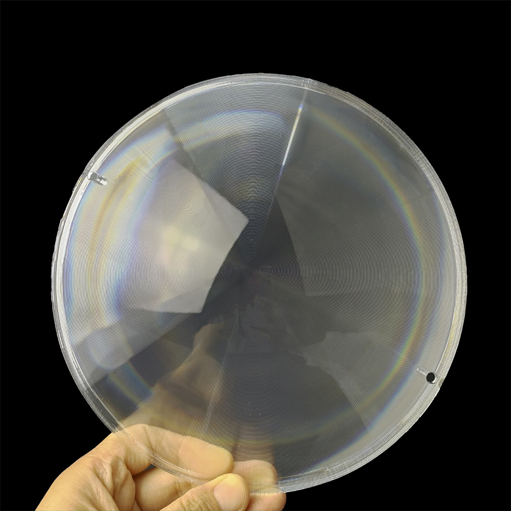 透明高清放大镜 舞台挂件可打孔反光镜 婚礼布置唯美树脂幻镜 ly