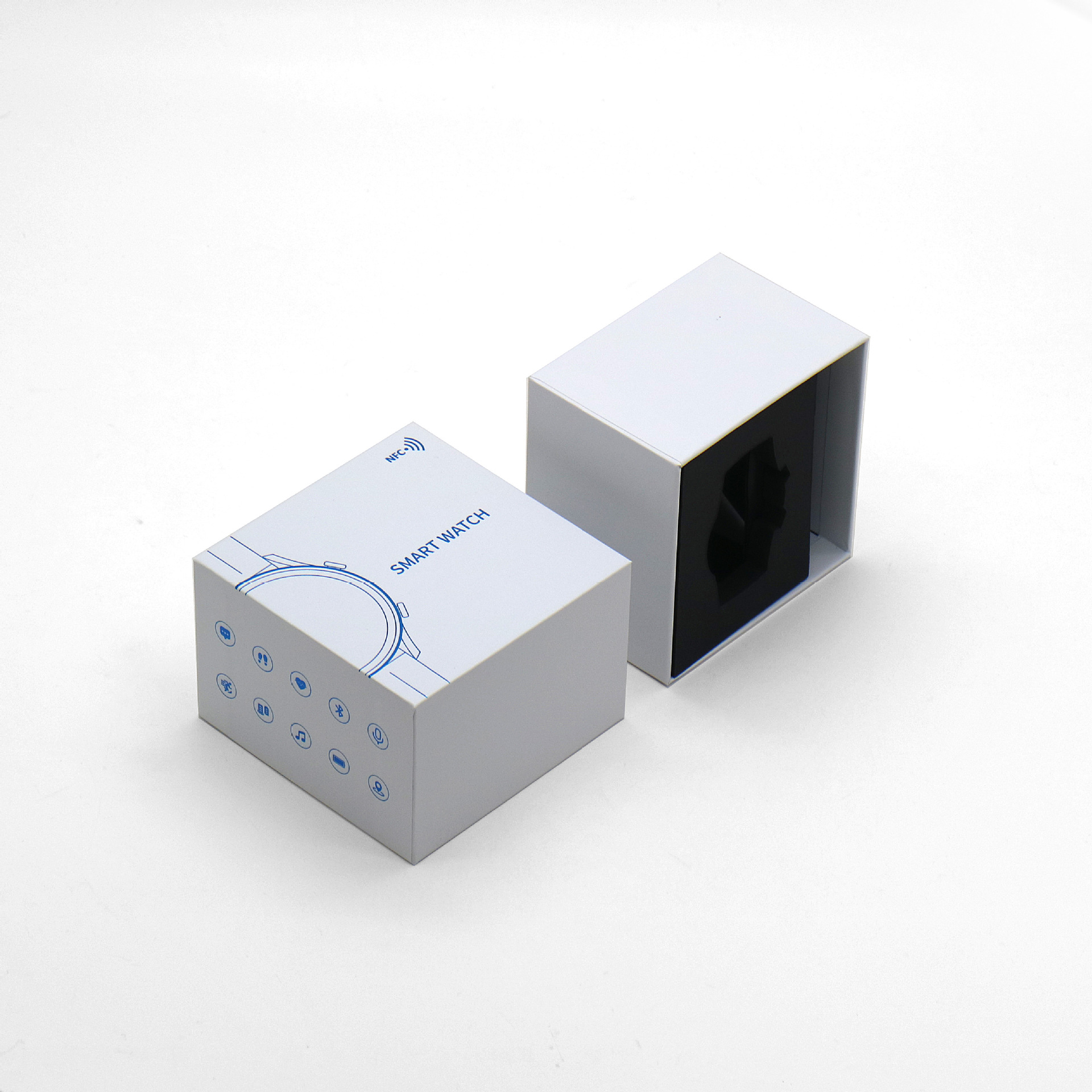 智能手表包装盒定做华为小米运动手表包装盒健康监测手环纸盒定制
