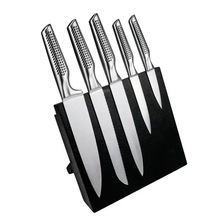 2023年新款刀柄不锈钢5件套菜刀厨房创意刀磁吸刀架阳江一件代发