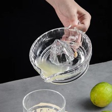 玻璃手动榨汁器家用小型压汁器橙子榨汁机柠檬压水果橙汁榨汁器