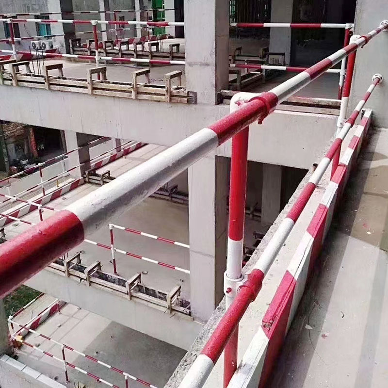 现货批发架子管q235 工地外墙建筑排栅钢管 外搭红白漆6米架子管