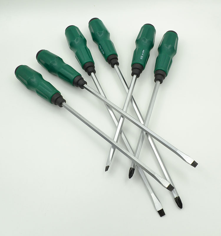 穿心敲击螺丝刀冲击改锥通心起子铬钒钢磁性改刀十一