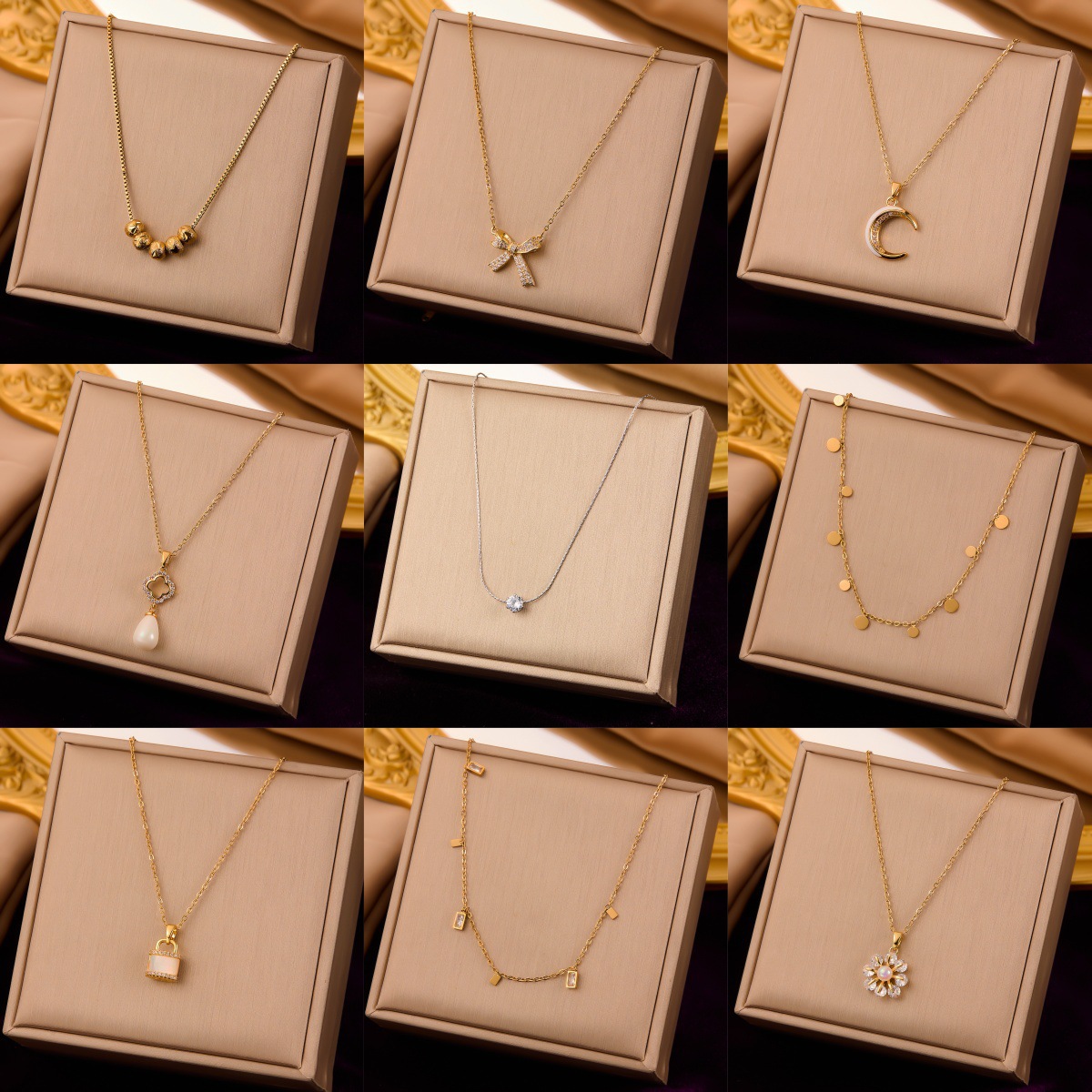 不掉色新款钛钢项链女百搭ins网红风轻奢锁骨链气质高级感不ins风