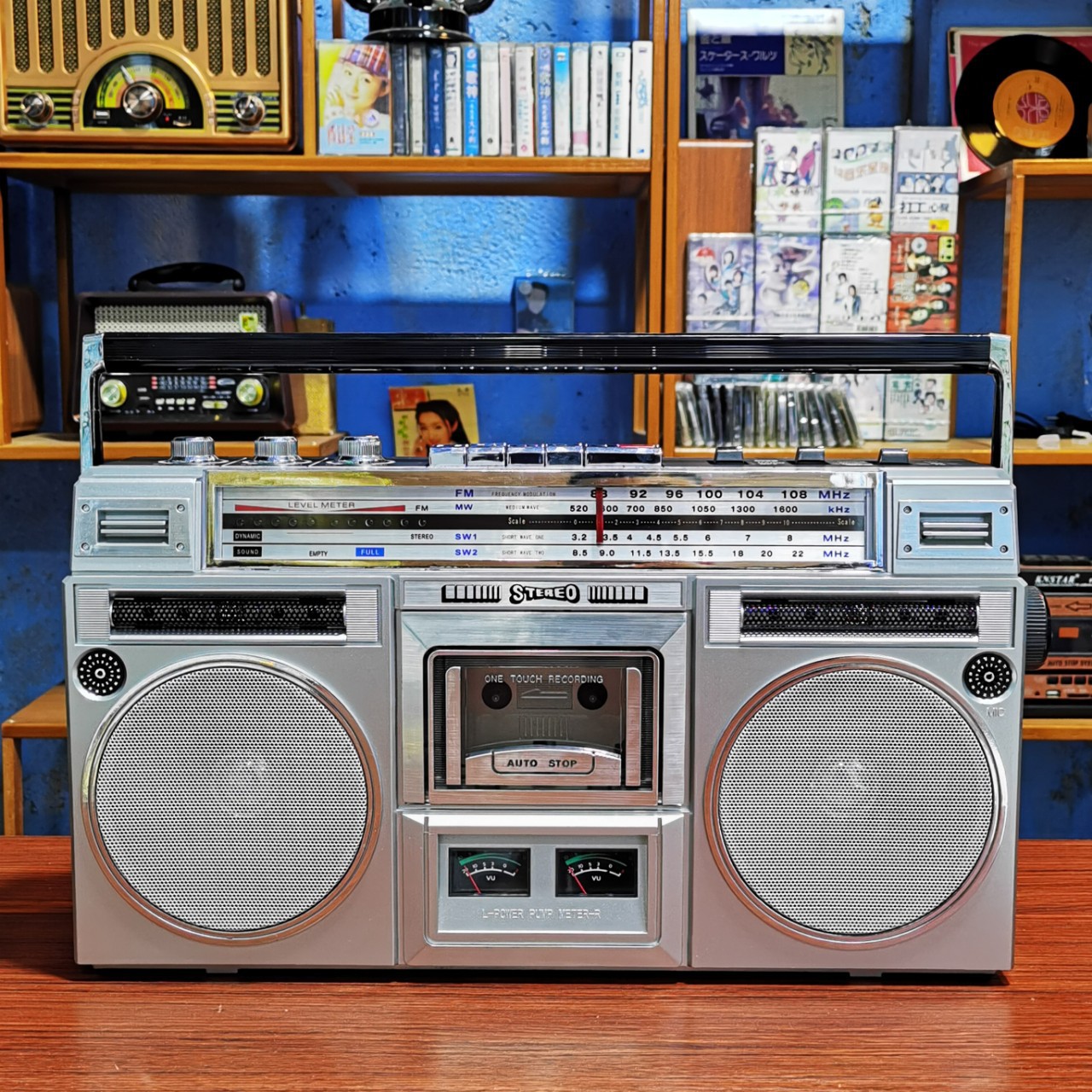 复古磁带机双声道立体声收录机卡带机收音机蓝牙插卡-阿里巴巴