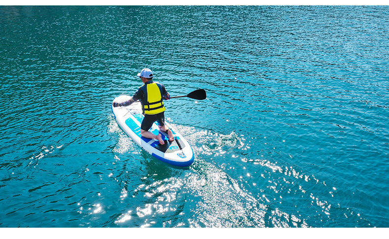 跨境亚马逊冲浪板 站立式浆板现货 竞速sup划水板pvc充气桨板