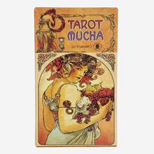 新款英文版 Musha tarot 穆夏塔罗桌游休闲家庭游戏卡牌跨境热款