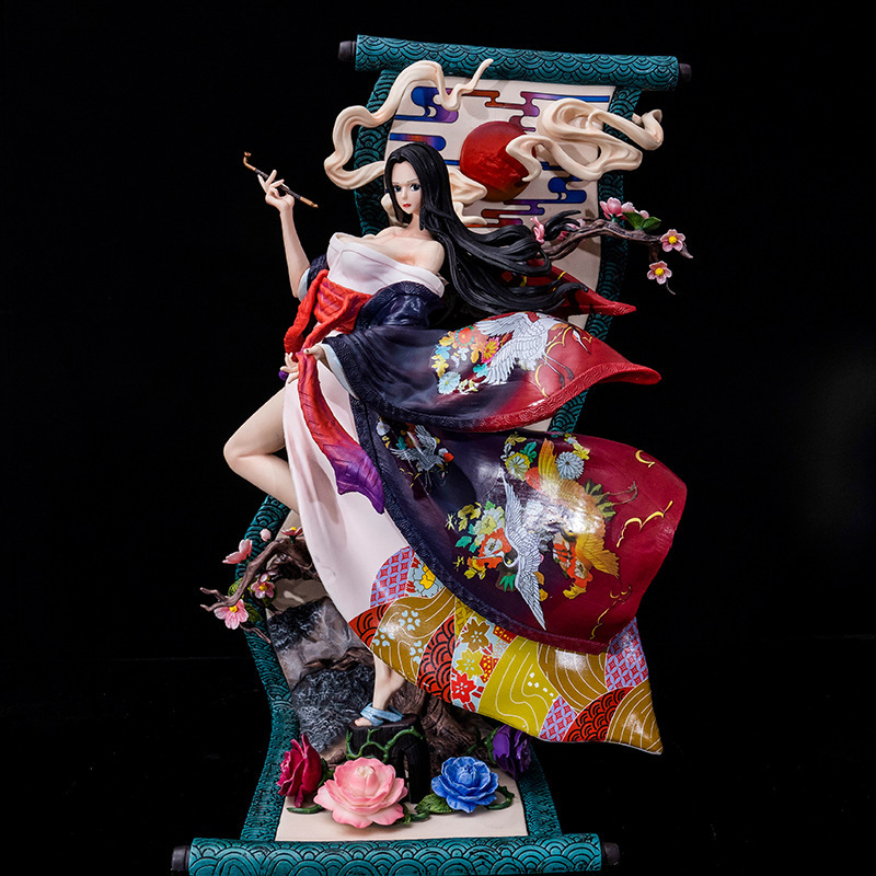 作伴罗宾 和服 大型手办雕像 海贼王周边gk摆件1/6动漫模型二次元