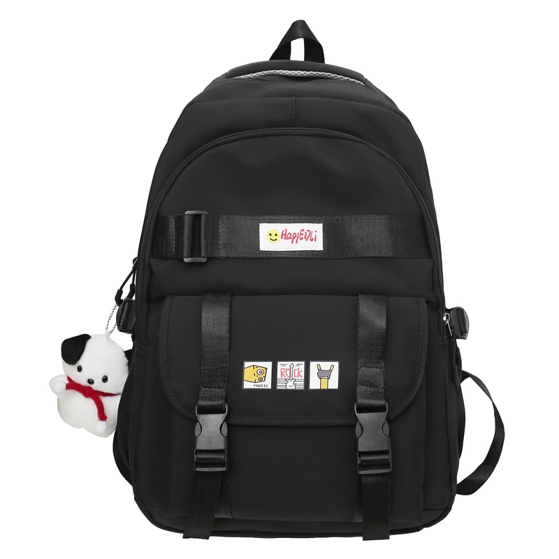 New Schoolbag Female Middle School Students Large Capacity Multi-Layer Backpack Japanese Style Burden Reduction Student Backpack Male Middle School Student