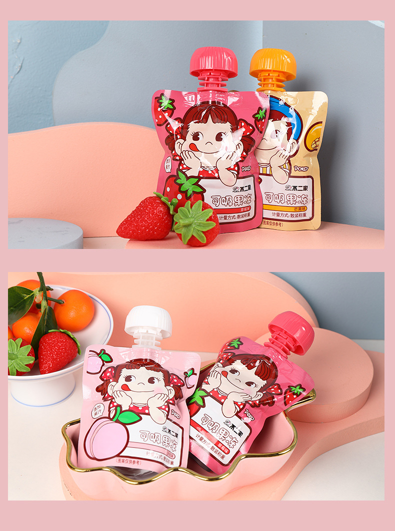 商品描述储存条件常温果冻形态可吸包装系列不二家可吸果冻12包口味