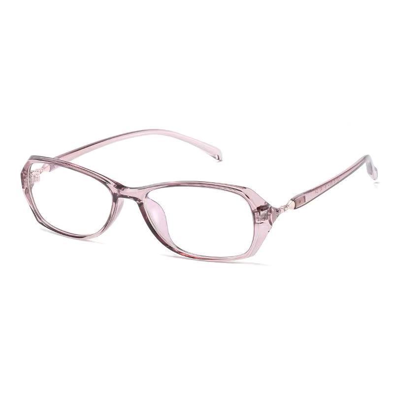 New Anti-Blue Light Reading Glasses Women's Fashion Korean Style Ultra Light Anti Blue-Ray Plain Glasses Photochromic Anti Blue-Ray Factory Wholesale