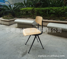 东莞工厂直销休闲弯木铁架餐椅 金属餐椅 主题风格餐厅餐椅