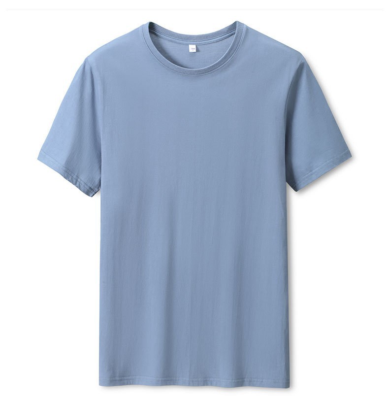 T-shirt Men's Combed Cotton 180G Summer New Loose round Neck Bottoming Shirt Cotton Half Sleeve T-shirt Men's Casual T-shirt Men