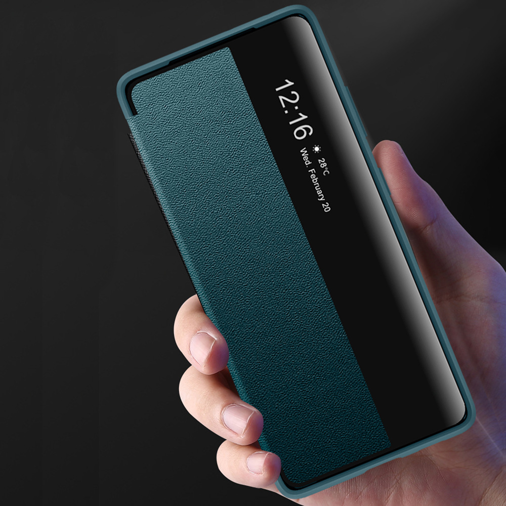 适用三星s21ultra手机壳s20plus翻盖皮套note20智能休眠保护壳s10