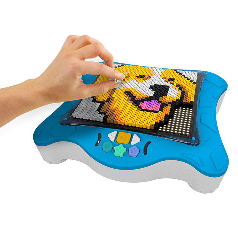 定制智能拼豆豆智慧拼图拼珠珠玩具手机互联绘图仪