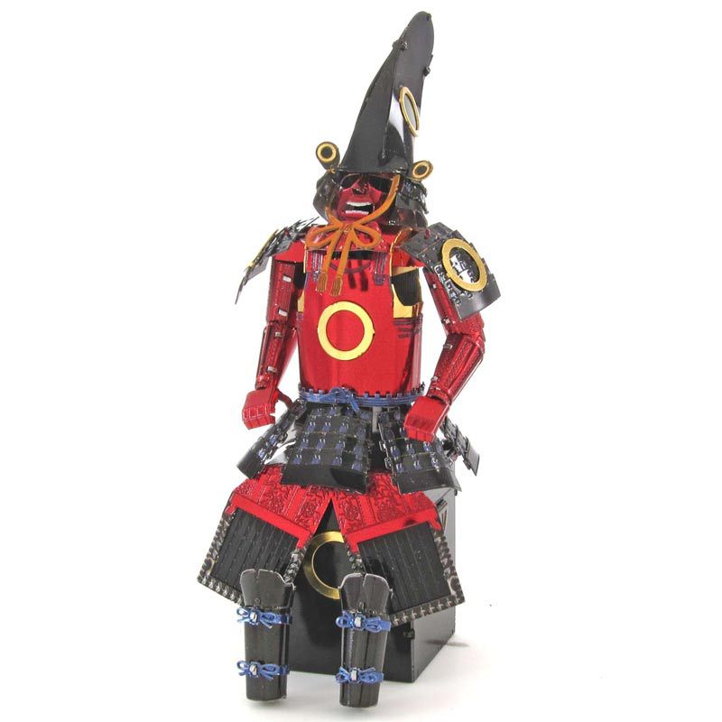 3d立体金属diy拼装模型 日本甲胄 战国武士盔甲摆件 加藤清正战甲