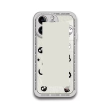 咖啡煤球玻璃适用于苹果14手机壳iPhone13por油画12max软套11卡通