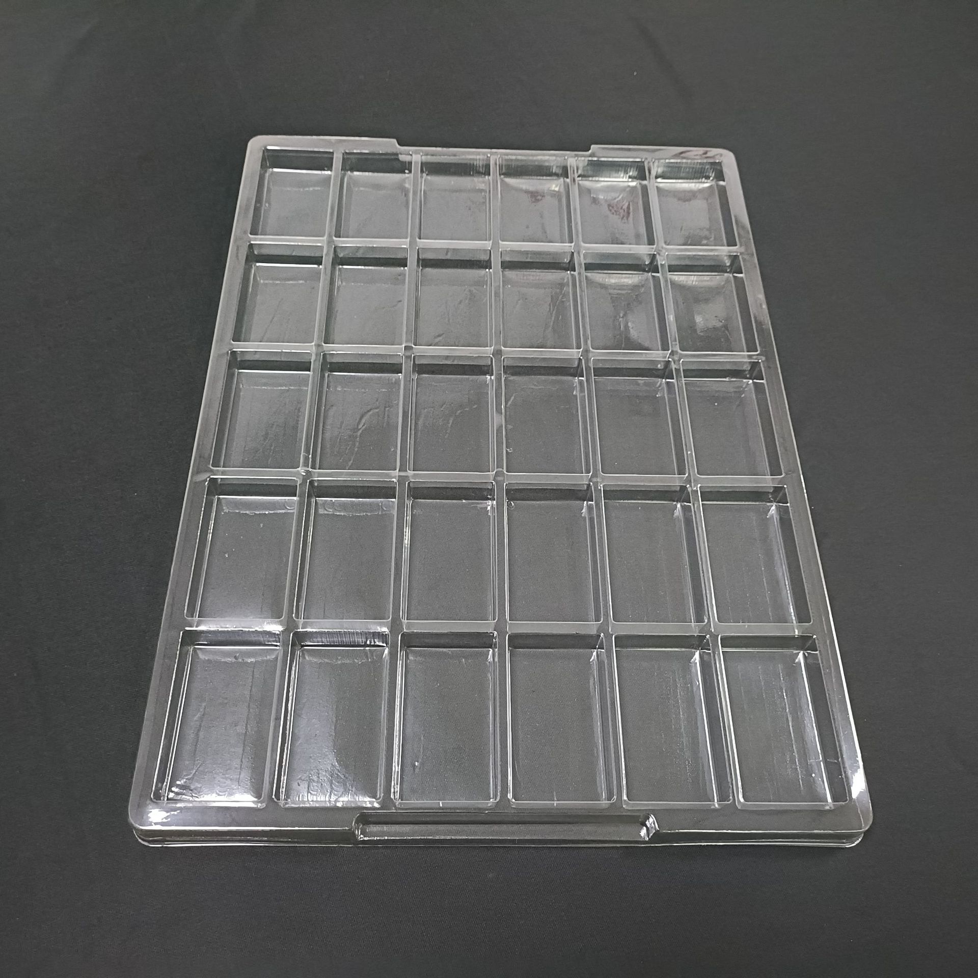 现货30格格子吸塑托盘 五金电子通用周转吸塑盘 深圳厂家直供吸塑