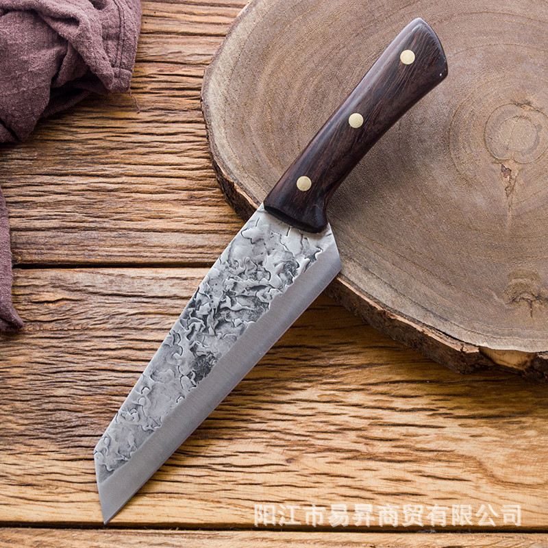 龙泉手工菜刀锻打多用剔骨屠宰刀猪肉档分割肉杀猪牛羊剥皮刀锰钢