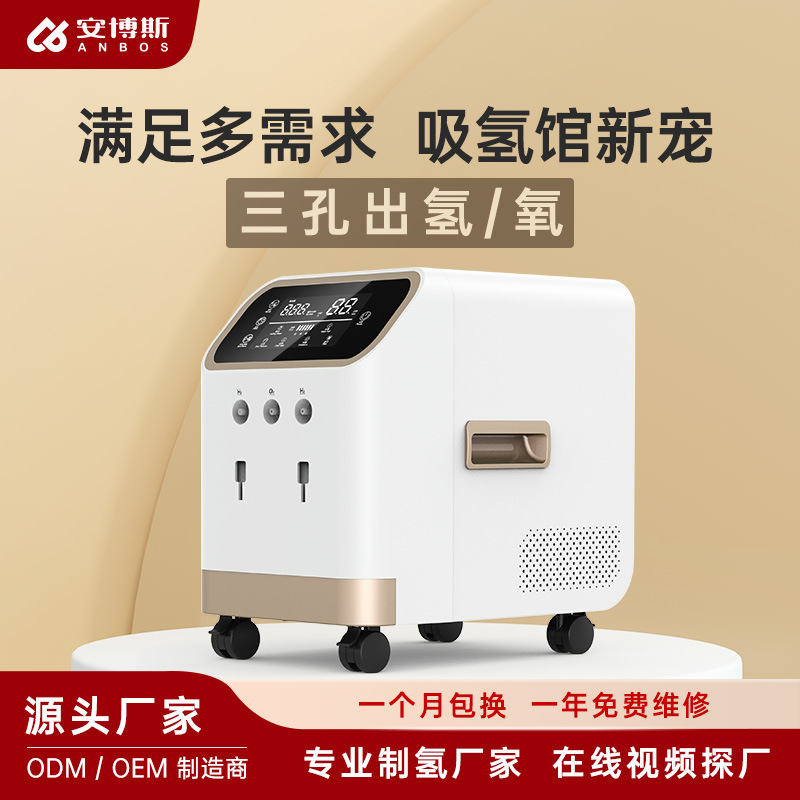 安博斯 多功能吸氢气 氢气机450ml源头工厂制氢机发生器 氢氧机