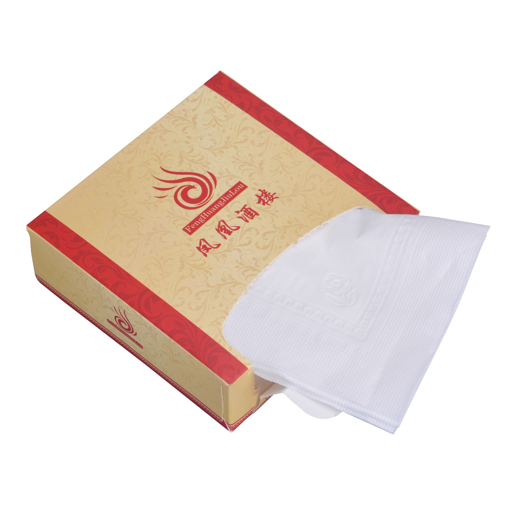 酒楼广告餐巾纸定制印logo方盒纸巾广告纸巾饭店餐厅酒店纸巾定制