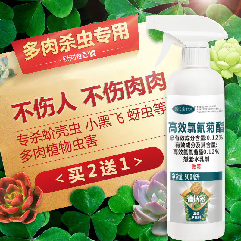 多肉杀虫剂蚧壳虫专用药小白虫飞虫蚜虫介壳灵花卉除虫剂