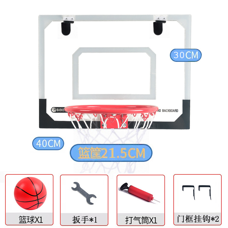 Le2 Generation Cross-Border Children Transparent Scoring Dunk Basketball Board Wall-Mounted No Punching Hang Door Indoor Basketball Stand