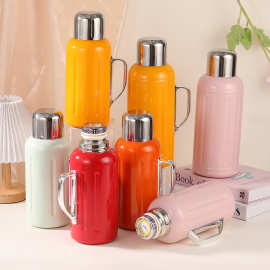 新款大容量304不锈钢保温壶家用茶水分离恒暖壶耐高温真空焖茶壶