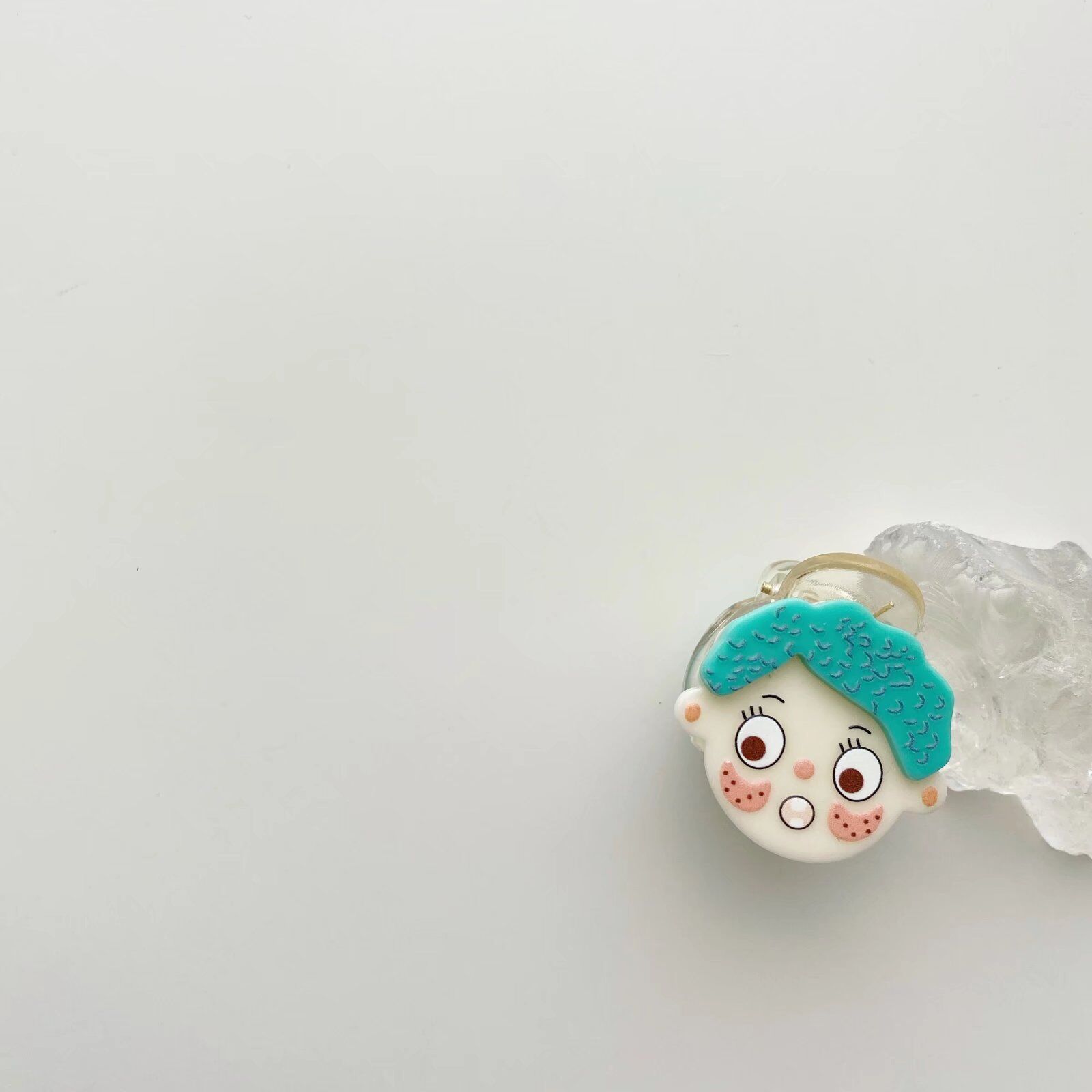 新款可爱卡通头像儿童迷你彩豆小抓夹宝宝发夹发抓小发卡