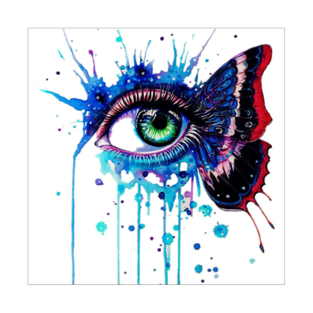 厂家跨境货源批发30*30天使之眼diy钻石画家居卧室挂手绘装饰画