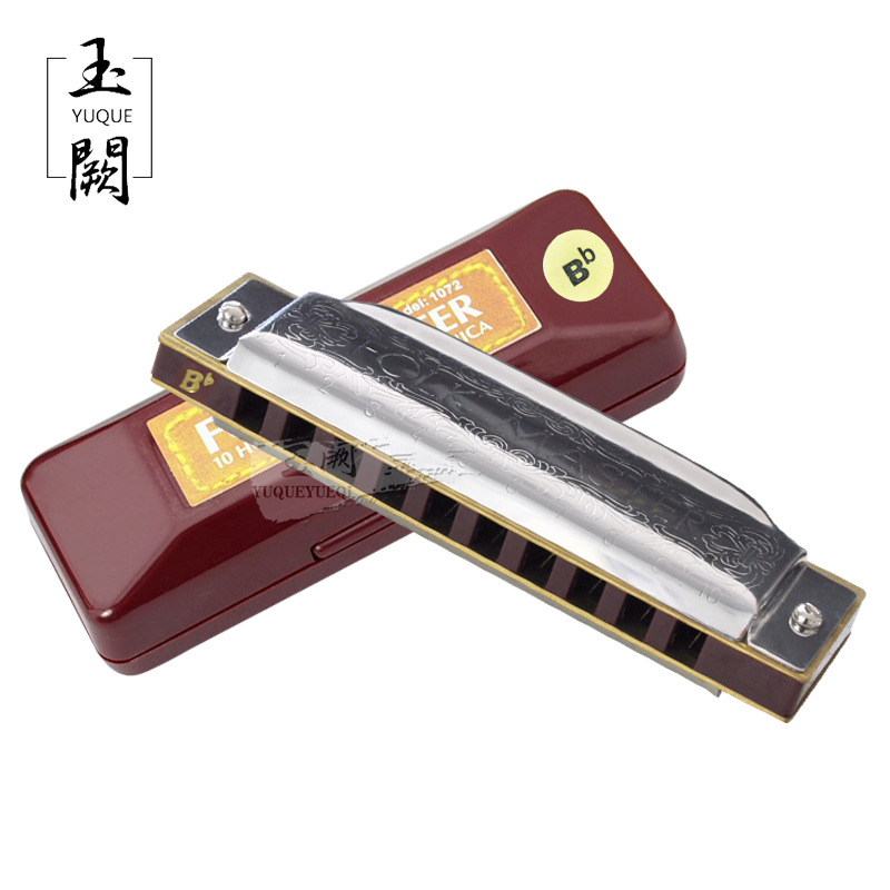 suzuki 铃木1072 铃木口琴 十孔布鲁斯口琴 蓝调口琴 小口琴