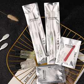 厂家批发酒店一次性牙刷牙具牙膏软毛洗漱用品套装酒店宾馆民宿