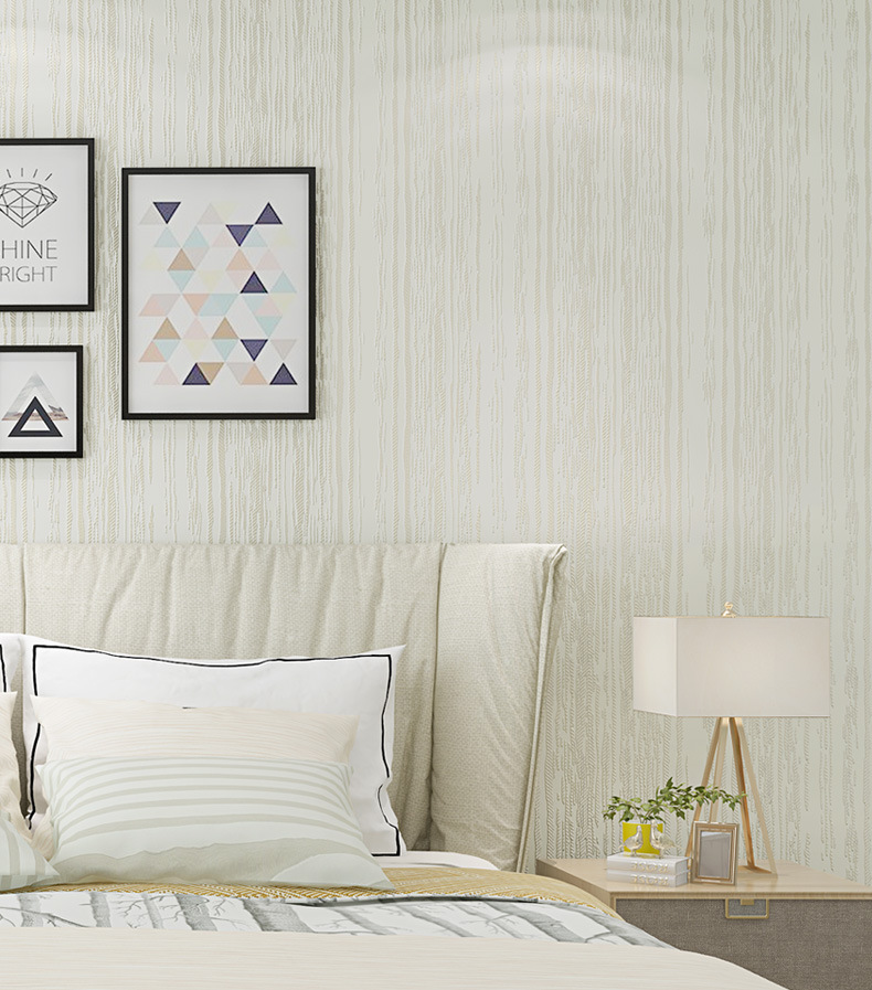 现代简约3d自粘墙纸精压纯色素色仿硅藻泥壁纸温馨卧室客厅墙贴