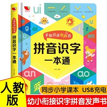 会说话的识字大王早教有声书拼音识字一本通拼读训练识字书幼儿