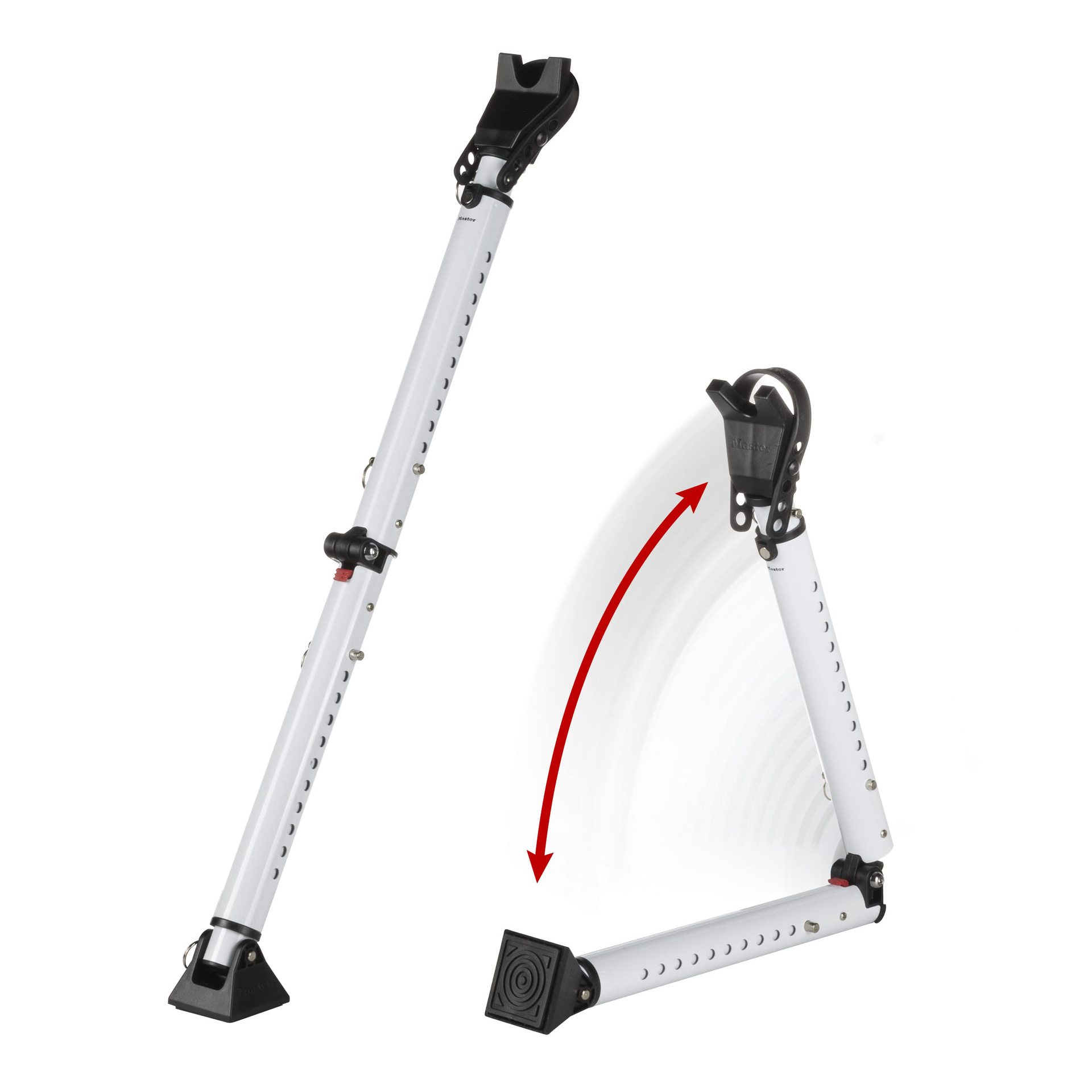 专供跨境大门公寓门撑门杆玻璃门撑门杆圆弧形收缩可调 可折叠