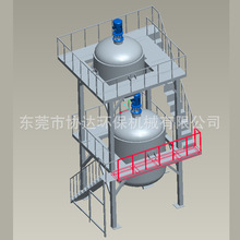 东莞反应釜生产厂家5吨胶水反应釜 甘油真空消泡加热恒温搅拌罐