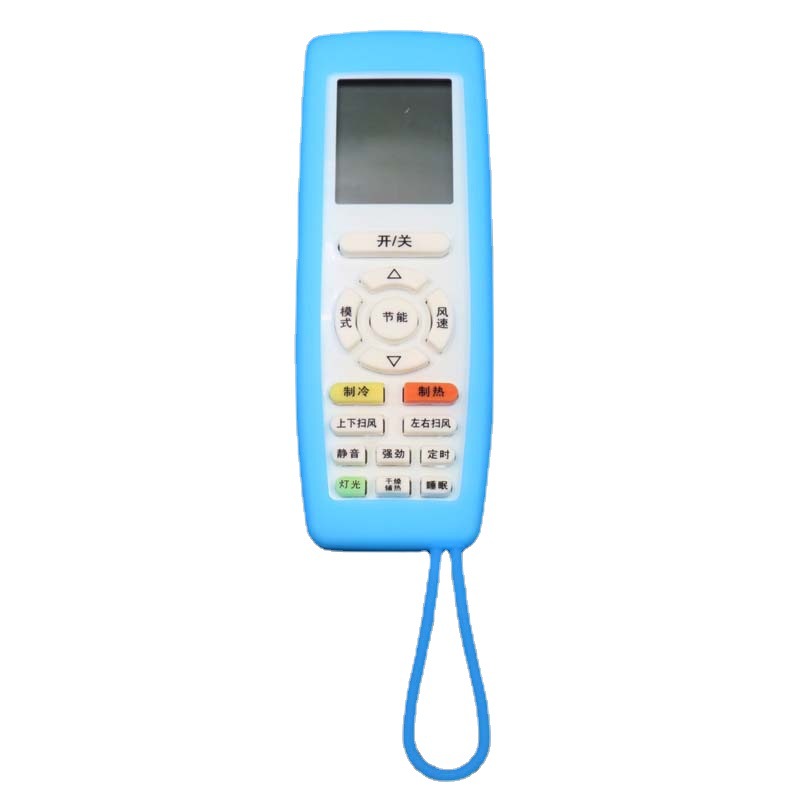 New Product with Color Silicone Remote Control Protective Cover Gree Air Conditioner Long Silicone Protective Cover in Stock Wholesale Products