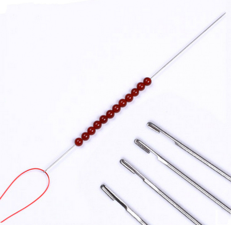 手工串珠针文玩佛珠串珠工具 穿线钩针加长穿珠针带钩穿珠子的针