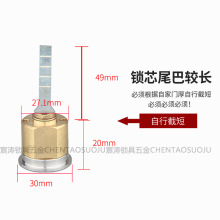 锁b批发十字级大门安防老式通用型全防盗门家用房门外装锁芯卧室