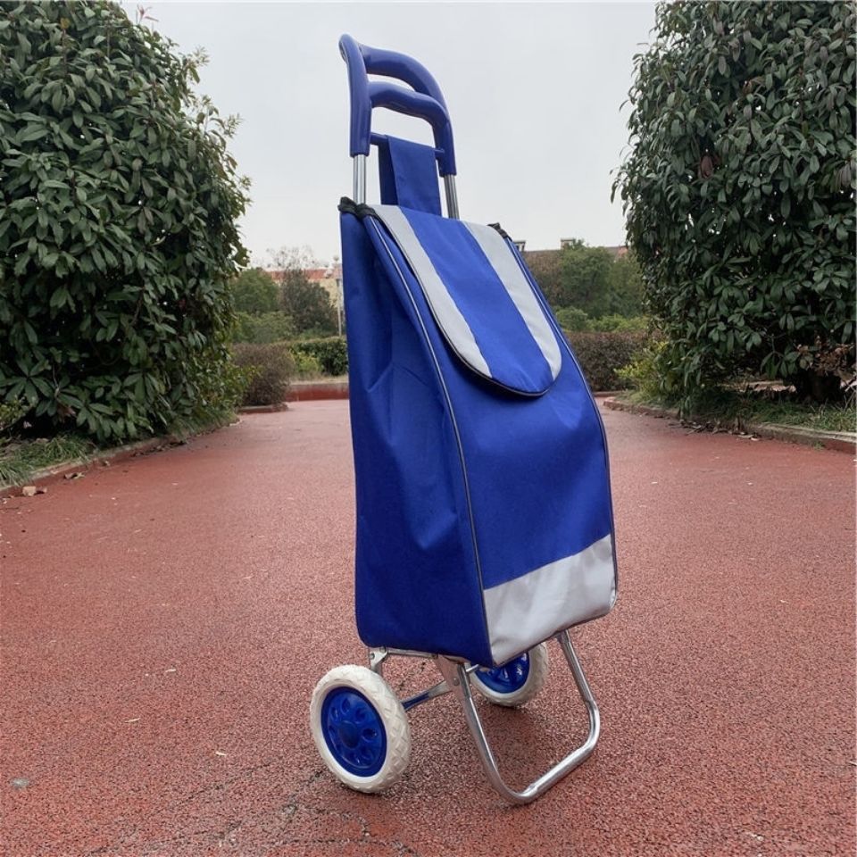 买菜购物小拉车家用老年人拉杆小推车便捷式手拉车爬楼超市小推车