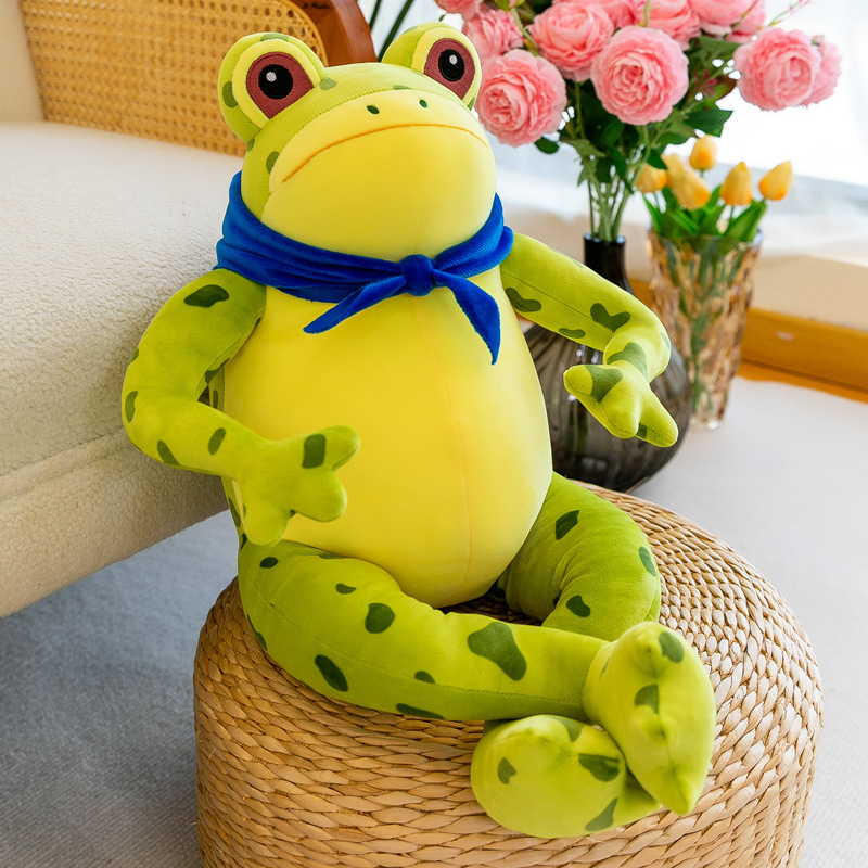 New Cute Lonely Frog Plush Toy Frog Soothing Doll Cartoon Couple Doll Gift Wholesale