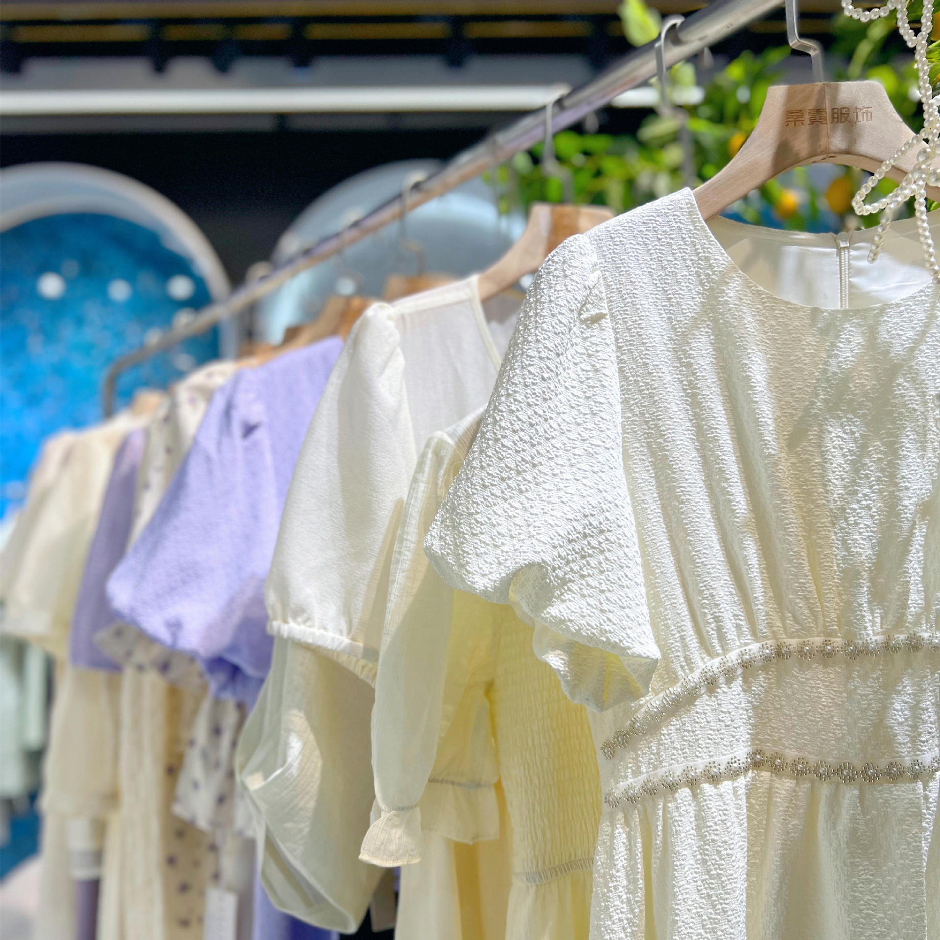 芭依璐专柜连衣裙夏季直播实体店专柜品牌折扣女装中高端正品货源