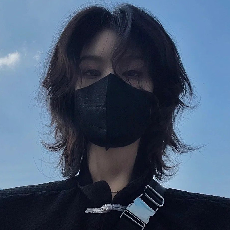 鲻鱼头假发男短发时尚潮流自然蓬松网红狼尾头日系男女