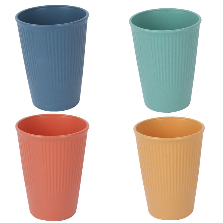 Wheat Straw Tableware Cold Water Cup Gargle Cup Minimalist Cup Plastic Cup Drink Cup