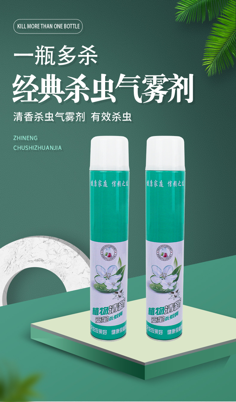 杀虫剂家用气雾剂750ml室内苍蝇蚂蚁药灭杀蟑螂药厨房灭蚊子喷雾
