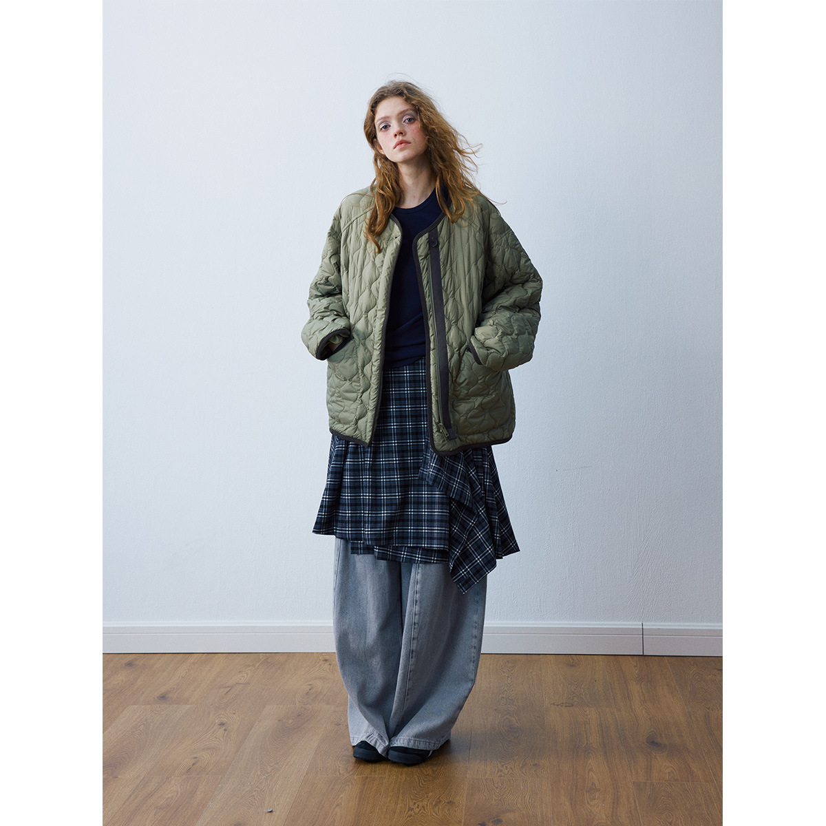 【玳禾】冬季新款480T春亚纺RDS可溯源90白鸭绒三防羽绒服女H9151